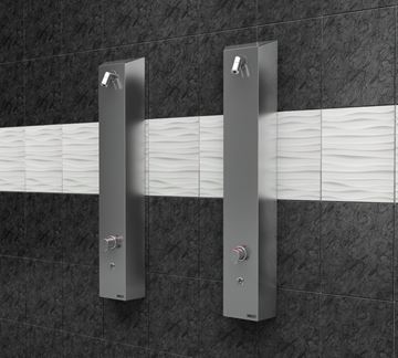 SANELA termostatický sprchový panel, bateriové napájení, nerez SLSN 02PTB Obrázek - fotka