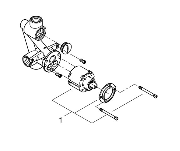 GROHE podomítkové těleso DN15 33963000 Obrázek - fotka