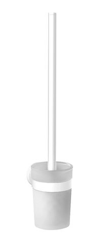 EMCO CONCEPT WHITE WC štětka, nástěnná, sklo, matná bílá CW431513901 Obrázek - Hlavní obrázek