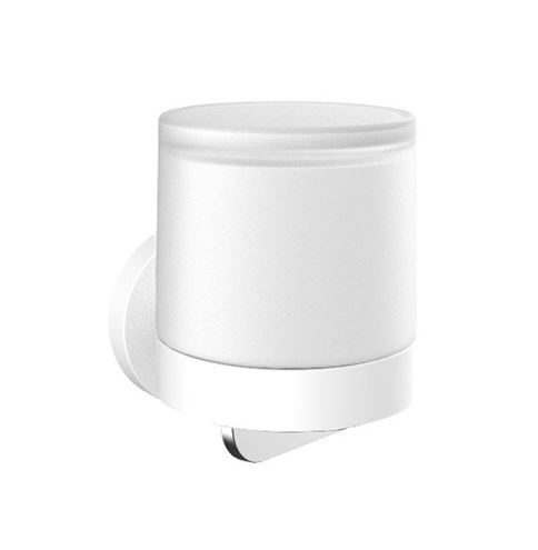 EMCO CONCEPT WHITE dávkovač tekutého mýdla, nástěnný, sklo, matná bílá CW432113901 Obrázek - Hlavní obrázek