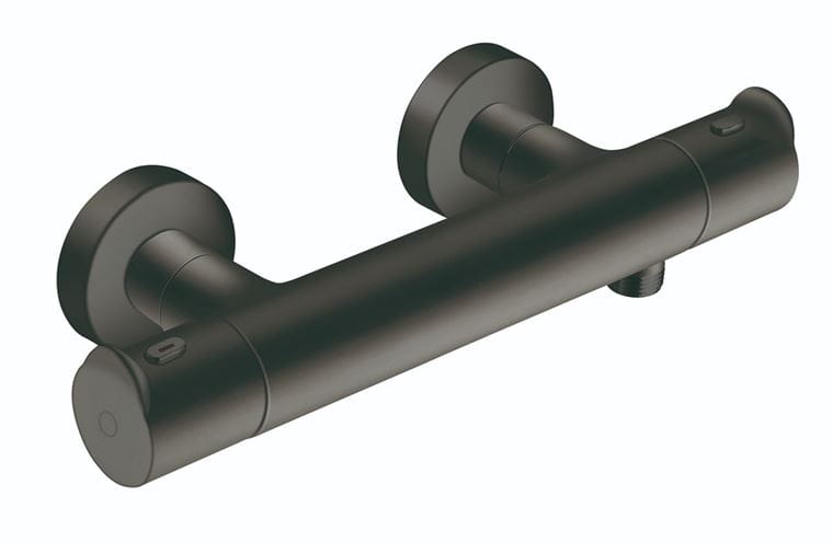 CONCEPT 300 ROUND sprchová nástěnná termostatická baterie, matná černá CRIND45113CON Obrázek - Hlavní obrázek