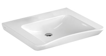 CONCEPT 100 bezbariérové umyvadlo 65 cm, bez otvoru pro baterii, bez přepadu