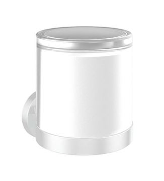 EMCO CONCEPT WHITE dávkovač tekutého mýdla 155 ml, se senzorem, nástěnný, sklo, matná bílá