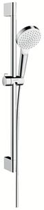 HANSGROHE CROMETTA 1JET sprchová souprava 3-dílná, ruční sprcha pr. 100 mm, tyč, hadice, Green, bílá/chrom