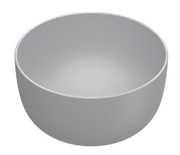 CATALANO SFERA umyvadlová mísa 42 cm, bez přepadu, Cataglaze+Silver Titanium, cement matt