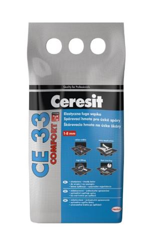 CERESIT CE 33 COMFORT spárovací hmota pro spáry 1-8 mm, 5 kg, bílá 1978081 Obrázek - Hlavní obrázek