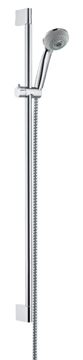 HANSGROHE CROMETTA 85 VARIO 2JET sprchová souprava 3-dílná, ruční sprcha pr. 85 mm, 2 proudy, tyč, hadice, chrom