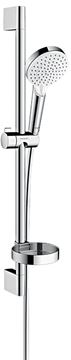 HANSGROHE CROMETTA VARIO 2JET sprchová souprava 3-dílná, ruční sprcha pr. 110 mm, 2 proudy, tyč, hadice, bílá/chrom