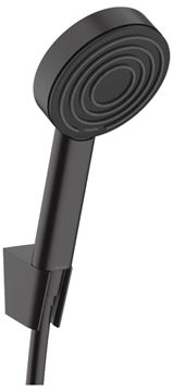 HANSGROHE PULSIFY S 105 1JET sprchová souprava 3-dílná, ruční sprcha pr. 105 mm, hadice, držák, matná černá
