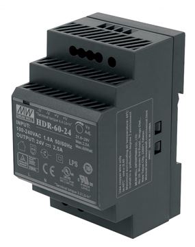 SANELA napájecí zdroj 230/24 V, na lištu, pro max. 9 zařízení 