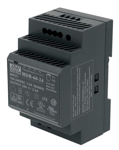 SANELA napájecí zdroj 230/24 V, na lištu, pro max. 9 zařízení  SLZ 04Z Obrázek - Hlavní obrázek