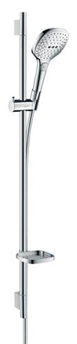 HANSGROHE RAINDANCE SELECT E 120 3JET sprchová souprava 4-dílná, ruční sprcha 120x120 mm, 3 proudy, tyč, hadice, mýdlenka, bílá/chrom 26621400 Obrázek - Hlavní obrázek
