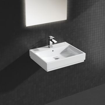 GROHE CUBE CERAMIC umyvadlo 60 cm, s otvorem pro baterii a přepadem, PureGuard 3947300H Obrázek - fotka