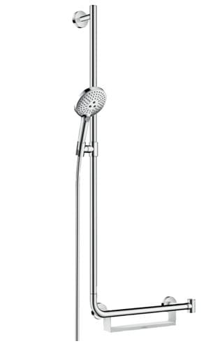 HANSGROHE RAINDANCE SELECT S 120 3JET sprchová souprava 4-dílná, ruční sprcha pr. 125 mm, 3 proudy, tyč, hadice, polička, chrom 26324000 Obrázek - Hlavní obrázek