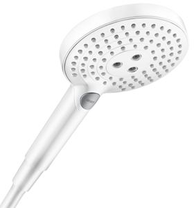HANSGROHE RAINDANCE SELECT S 3JET ruční sprcha pr. 125 mm, 3 proudy, EcoSmart, matná bílá