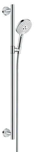 HANSGROHE RAINDANCE SELEST S 120 3JET sprchová souprava 3-dílná, ruční sprcha pr. 125 mm, 3 proudy, tyč, hadice, bílá/chrom 26322400 Obrázek - Hlavní obrázek