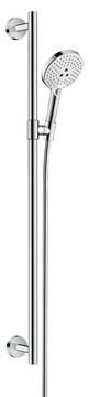 HANSGROHE RAINDANCE SELEST S 120 3JET sprchová souprava 3-dílná, ruční sprcha pr. 125 mm, 3 proudy, tyč, hadice, bílá/chrom