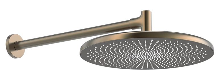 HANSA AURELIA horní sprcha pr. 300 mm, s ramenem, broušený bronz  4726030081 Obrázek - Hlavní obrázek