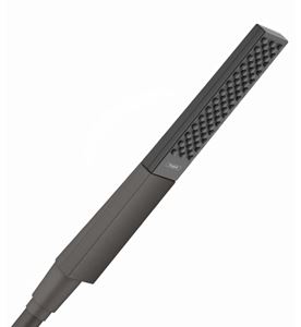 HANSGROHE RAINFINITY 1JET ruční sprcha 100x38 mm, kartáčovaný černý chrom