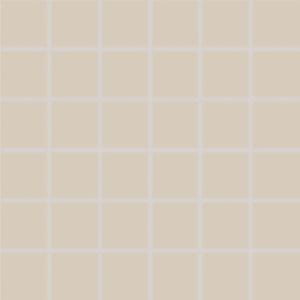 RAKO TAURUS COLOR mozaika 30x30(5x5) cm, lepená na síti, mat, slonová kost
