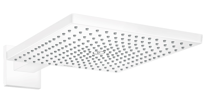HANSGROHE RAINDANCE E 300 1JET horní sprcha 300x300 mm, s ramenem, matná bílá 26238700 Obrázek - Hlavní obrázek