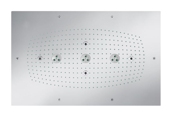 HANSGROHE RAINDANCE RAINMAKER 680/460 3JET horní sprcha 680x460 mm, 3 proudy, chrom 28417000 Obrázek - Hlavní obrázek