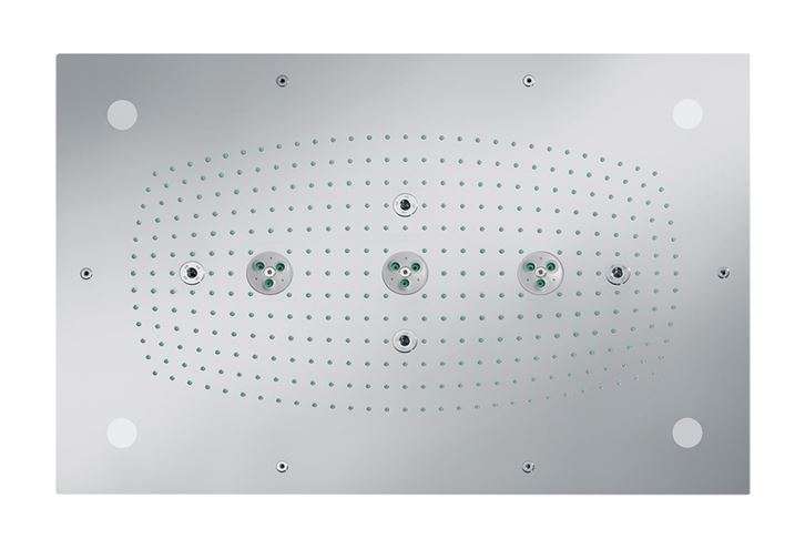 HANSGROHE RAINDANCE RAINMAKER 680/460 3JET horní sprcha 680x460 mm, 3 proudy, s LED osvětlením, chrom 28418000 Obrázek - Hlavní obrázek