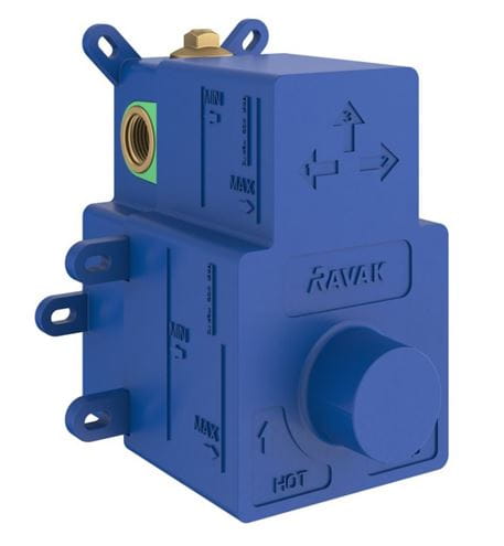 RAVAK R-BOX TERMO RB 07C.50 podomítkové těleso G 1/2 X070232 Obrázek - fotka