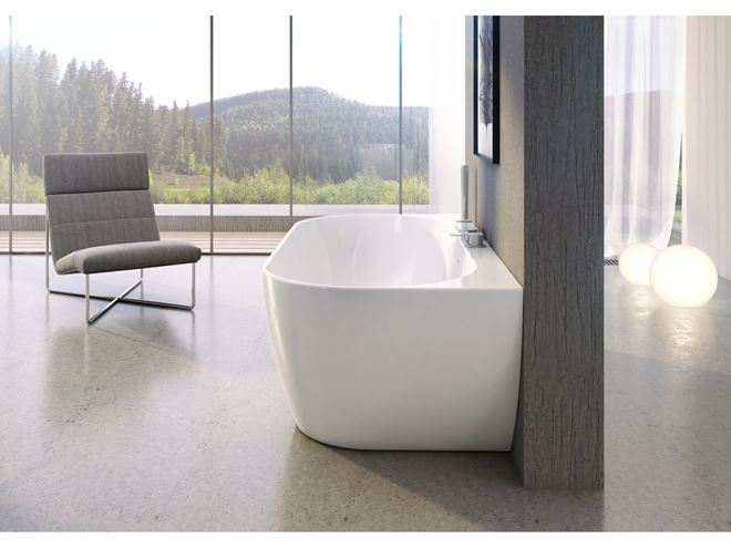 CONCEPT FREE WALL vana 170x87 cm, s nožičkami, akrylát CE31050000 Obrázek - fotka