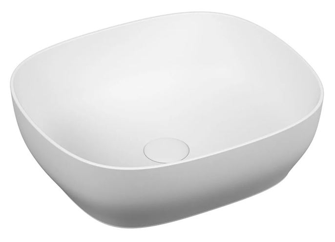VITRA OUTLINE umyvadlová mísa 46 cm, bez přepadu, broušená, VitrAhygiene 5994B401-0016 Obrázek - Hlavní obrázek