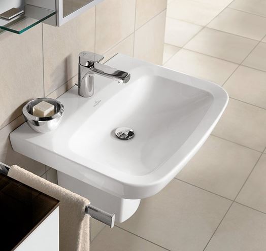 VILLEROY & BOCH SUBWAY 2.0 polosloup pro umyvadlo, alpská bílá  52440001 Obrázek - fotka