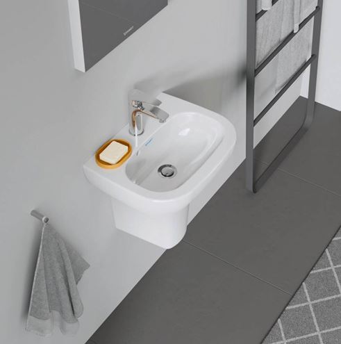 DURAVIT D-CODE polosloup pro umývátko  08571700002 Obrázek - fotka