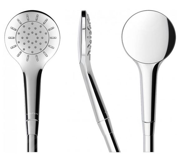 LAUFEN MEDA vanová nástěnná baterie, s přepínačem, se sprchovou soupravou, chrom HF506660100600 Obrázek - fotka