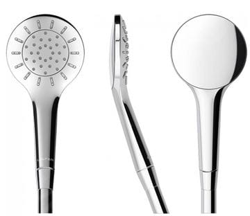 LAUFEN MEDA vanová nástěnná baterie, s přepínačem, se sprchovou soupravou, chrom HF506660100600 Obrázek - fotka