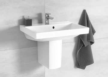 VILLEROY & BOCH SUBWAY 2.0 polosloup pro umyvadlo, CeramicPlus, alpská bílá 522200R1 Obrázek - fotka