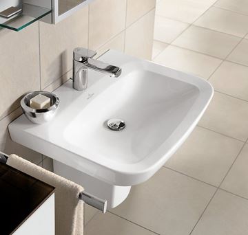 VILLEROY & BOCH SUBWAY 2.0 polosloup pro umyvadlo, CeramicPlus, alpská bílá 524400R1 Obrázek - fotka