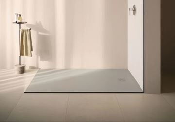 CONCEPT 200 sprchová vanička 80x120 cm, litý mramor, samonosná, mat light dove grey 08DW07O2-81 Obrázek - fotka