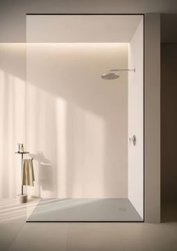 CONCEPT 200 sprchová vanička 80x100 cm, litý mramor, samonosná, mat light dove grey 08DW08O2-81 Obrázek - fotka