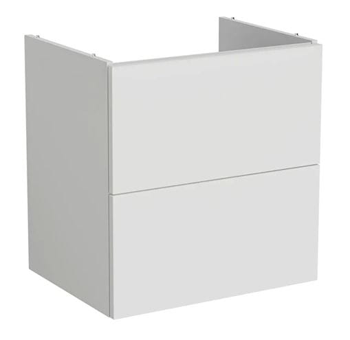 VITRA METROPOLE PURE skříňka pod umyvadlo 58x60x45 cm, 2 zásuvky, Push-open, s osvětlením, matná šedá 67398 Obrázek - Hlavní obrázek
