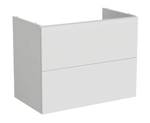 VITRA METROPOLE PURE skříňka pod umyvadlo 78x60x45 cm, 2 zásuvky, Push-open, s osvětlením, matná šedá