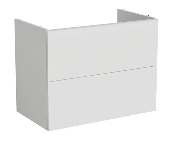 VITRA METROPOLE PURE skříňka pod umyvadlo 78x60x45 cm, 2 zásuvky, Push-open, s osvětlením, matná šedá 67399 Obrázek - Hlavní obrázek