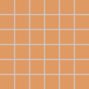 RAKO COLOR TWO mozaika 30x30(5x5) cm, lepená na síti, mat, světle oranžová