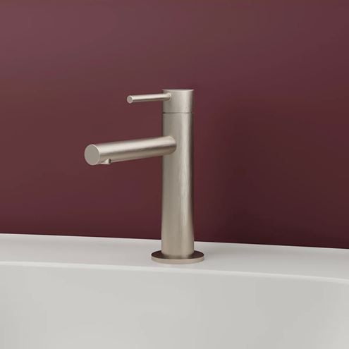 VITRA ORIGIN umyvadlová stojánková baterie, kartáčovaný nikl A4255634 Obrázek - fotka