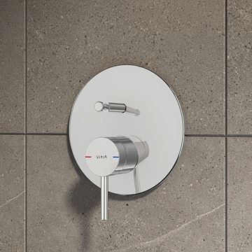 VITRA ORIGIN vanová podomítková baterie, s přepínačem, chrom A42620 Obrázek - fotka
