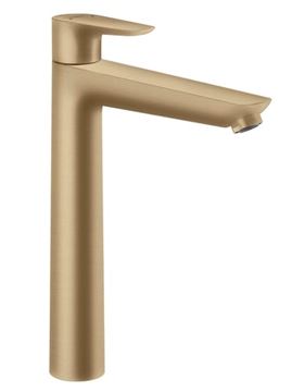 HANSGROHE TALIS E umyvadlová stojánková baterie, s odtokovou soupravou, EcoSmart, kartáčovaný bronz
