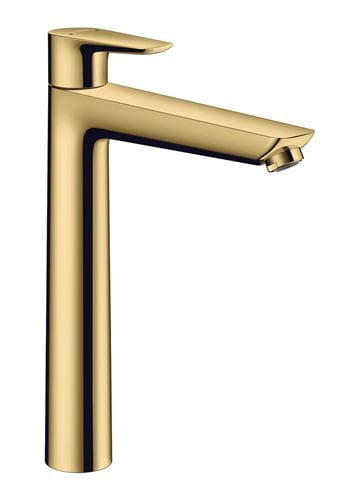 HANSGROHE TALIS E umyvadlová stojánková baterie, s odtokovou soupravou, EcoSmart, leštěný vzhled zlata 71716990 Obrázek - Hlavní obrázek