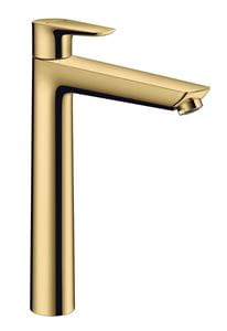 HANSGROHE TALIS E umyvadlová stojánková baterie, s odtokovou soupravou, EcoSmart, leštěný vzhled zlata
