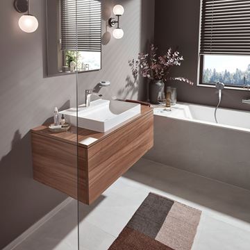 HANSGROHE VIVENIS umyvadlová stojánková baterie, s odtokovou soupravou, EcoSmart, chrom 75020000 Obrázek - fotka