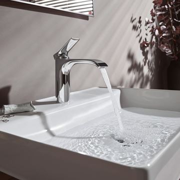 HANSGROHE VIVENIS umyvadlová stojánková baterie, s odtokovou soupravou, EcoSmart, chrom 75020000 Obrázek - fotka