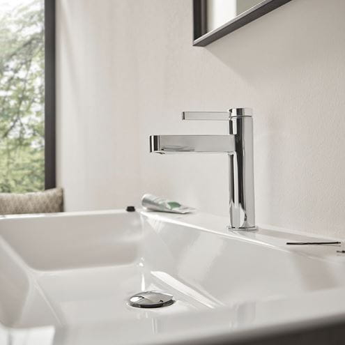 HANSGROHE FINORIS umyvadlová stojánková baterie, s odtokovou soupravou, EcoSmart, chrom 76010000 Obrázek - fotka